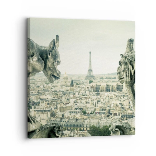 Obraz na plátne - Parížske rozprávanie - 30x30 cm