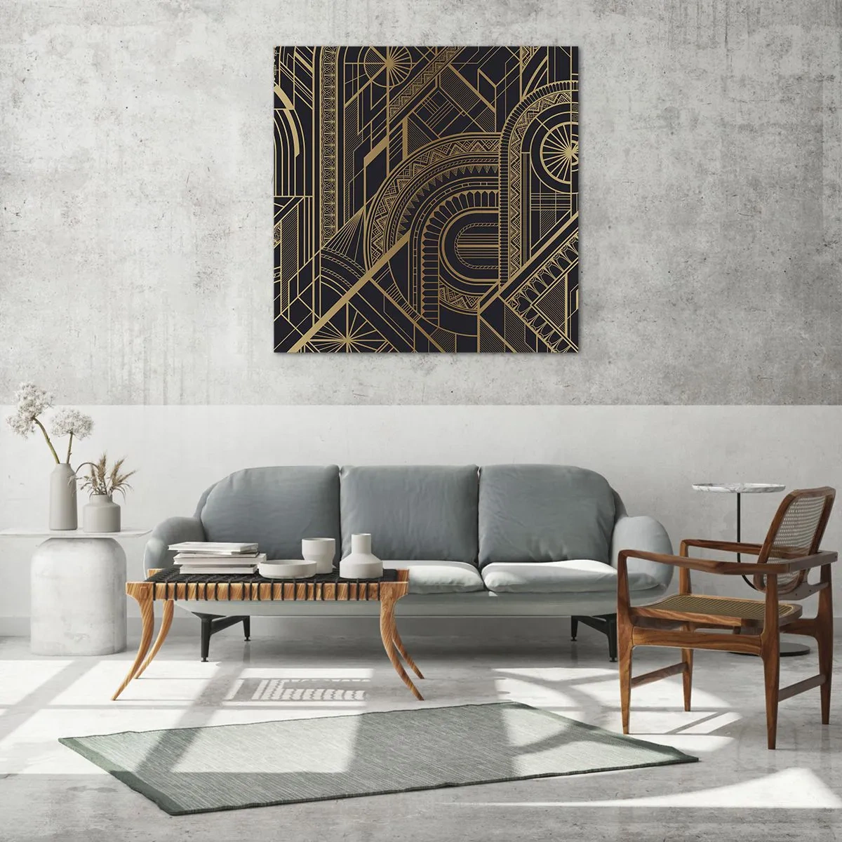 Obraz na skle - Koncepty, nápady, plány - 70x70 cm