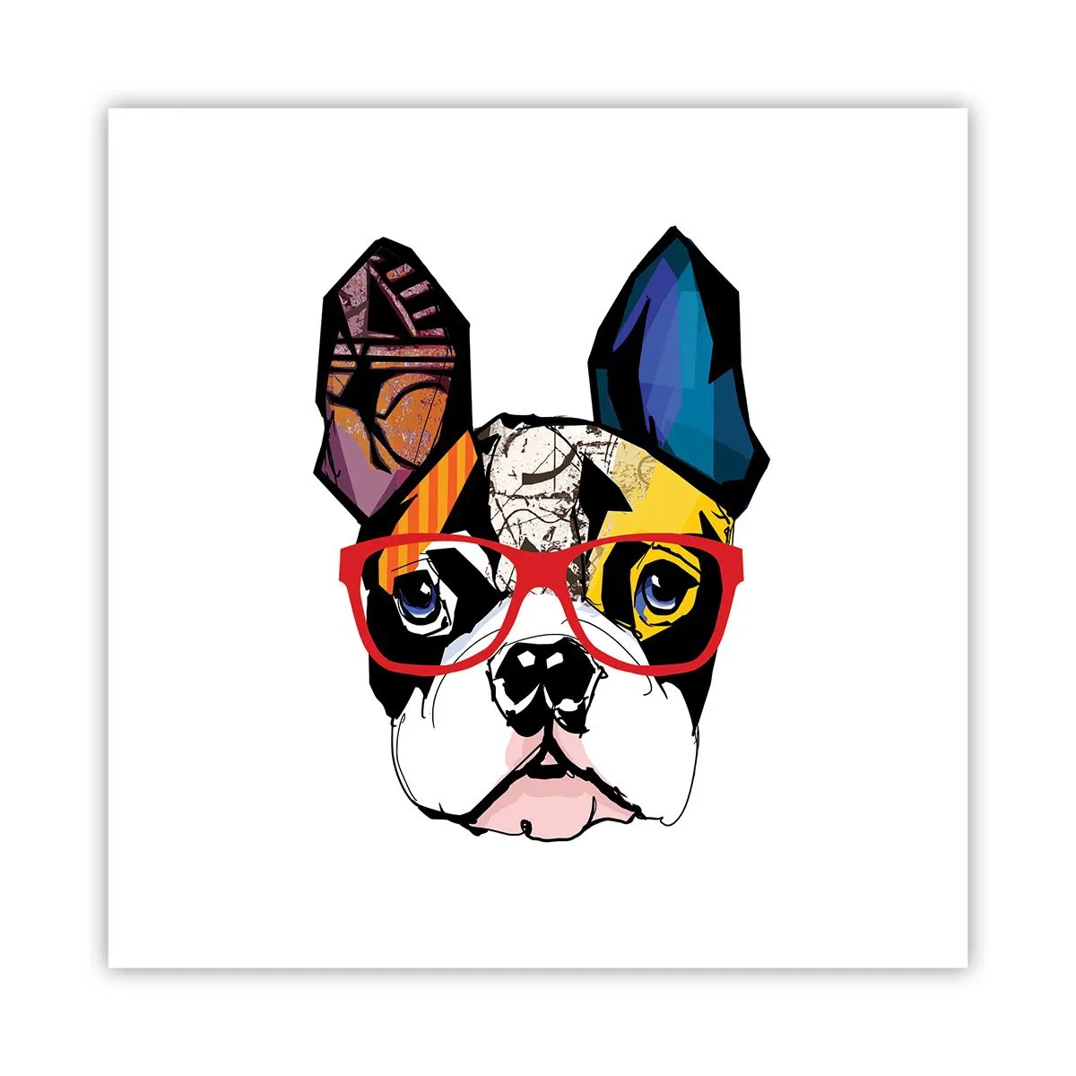 Plagát - Intelektuál - 60x60 cm