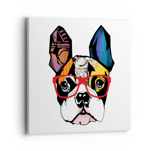 Obraz na plátne - Intelektuál - 40x40 cm