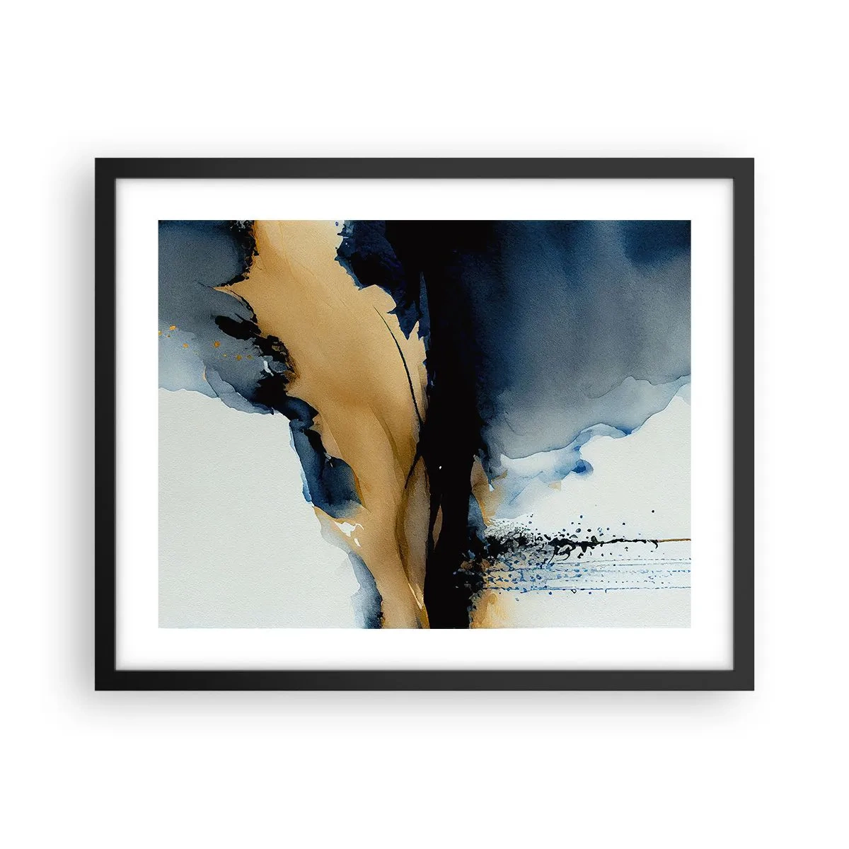 Plagát v čiernom ráme - Za závojom - 50x40 cm