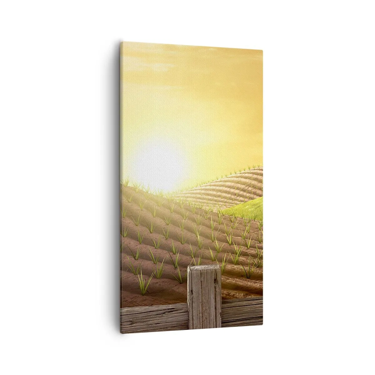 Obraz na plátne - Farma ako z rozprávky - 55x100 cm