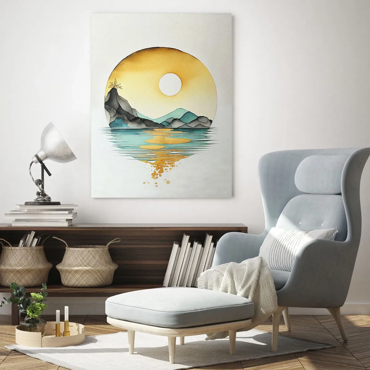 Obraz na skle - V kruhu krásy - 70x100 cm