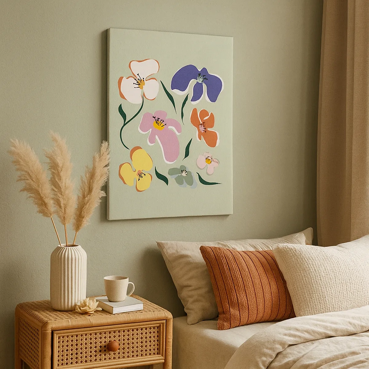 Obraz na plátne - Fialky - 50x70 cm