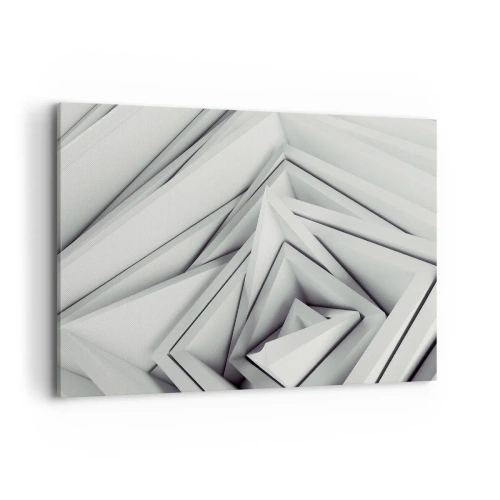 Obraz na plátne - Symfónia ostrých uhlov - 100x70 cm