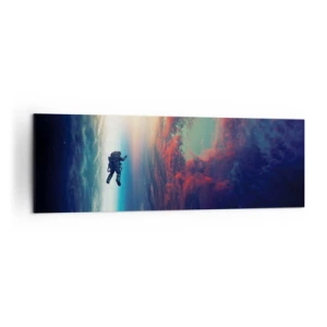 Obraz na plátne - Tvárou v tvár vesmíru - 160x50 cm