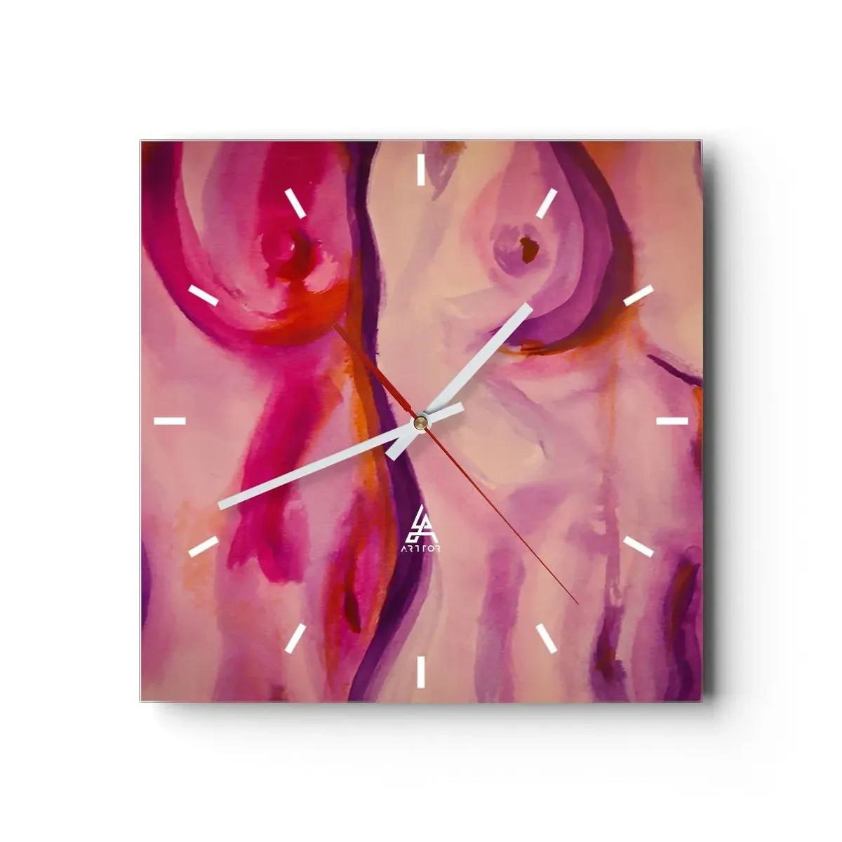 Nástenné hodiny - Óda na ženskosť - 30x30 cm
