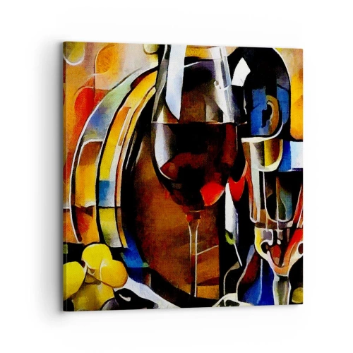 Obraz na plátne - Aj svet dostáva farby - 70x70 cm