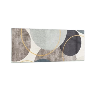 Obraz na skle - Kruh za kruhom - 100x40 cm