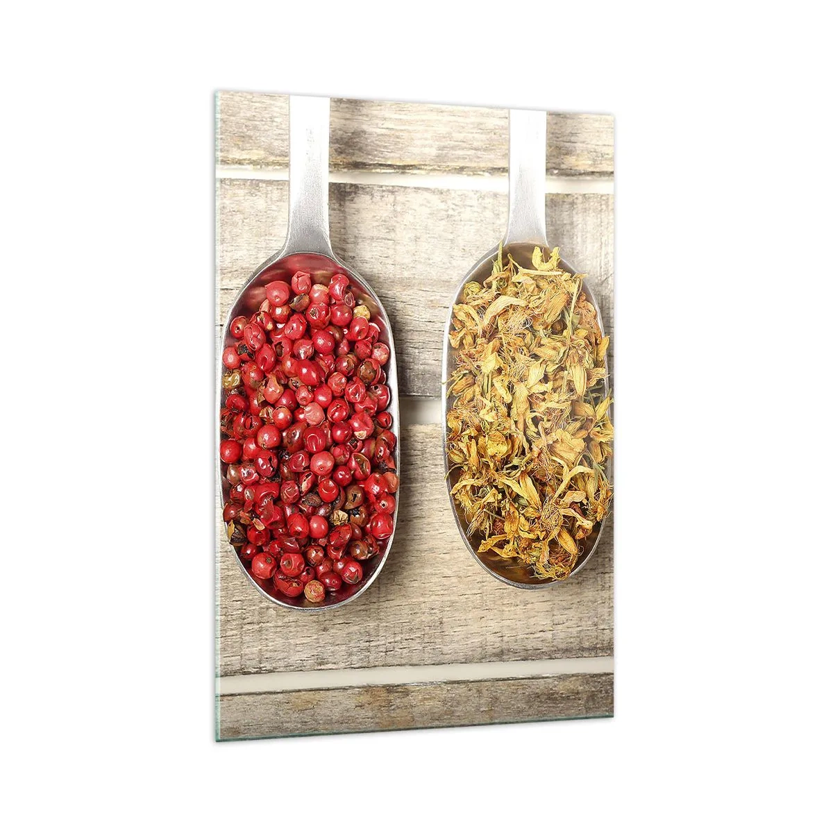 Obraz na skle - Kuchynská mágia - 70x100 cm