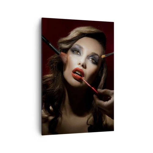 Obraz na plátne - Krásna zasnená - 70x100 cm