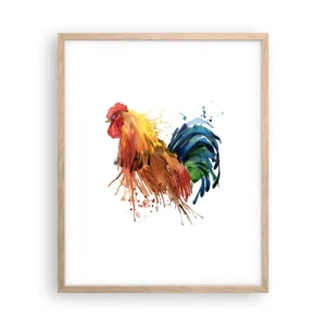 Plagát v ráme zo svetlého duba - Kráľovský šat, kráľovská pýcha - 40x50 cm