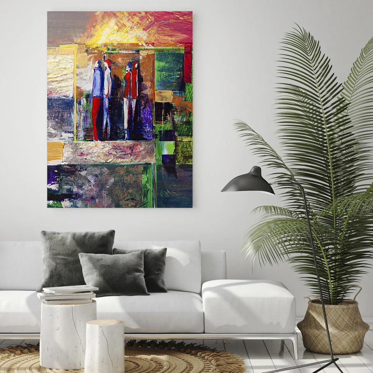 Obraz na skle - Vzťahy a emócie - 50x70 cm