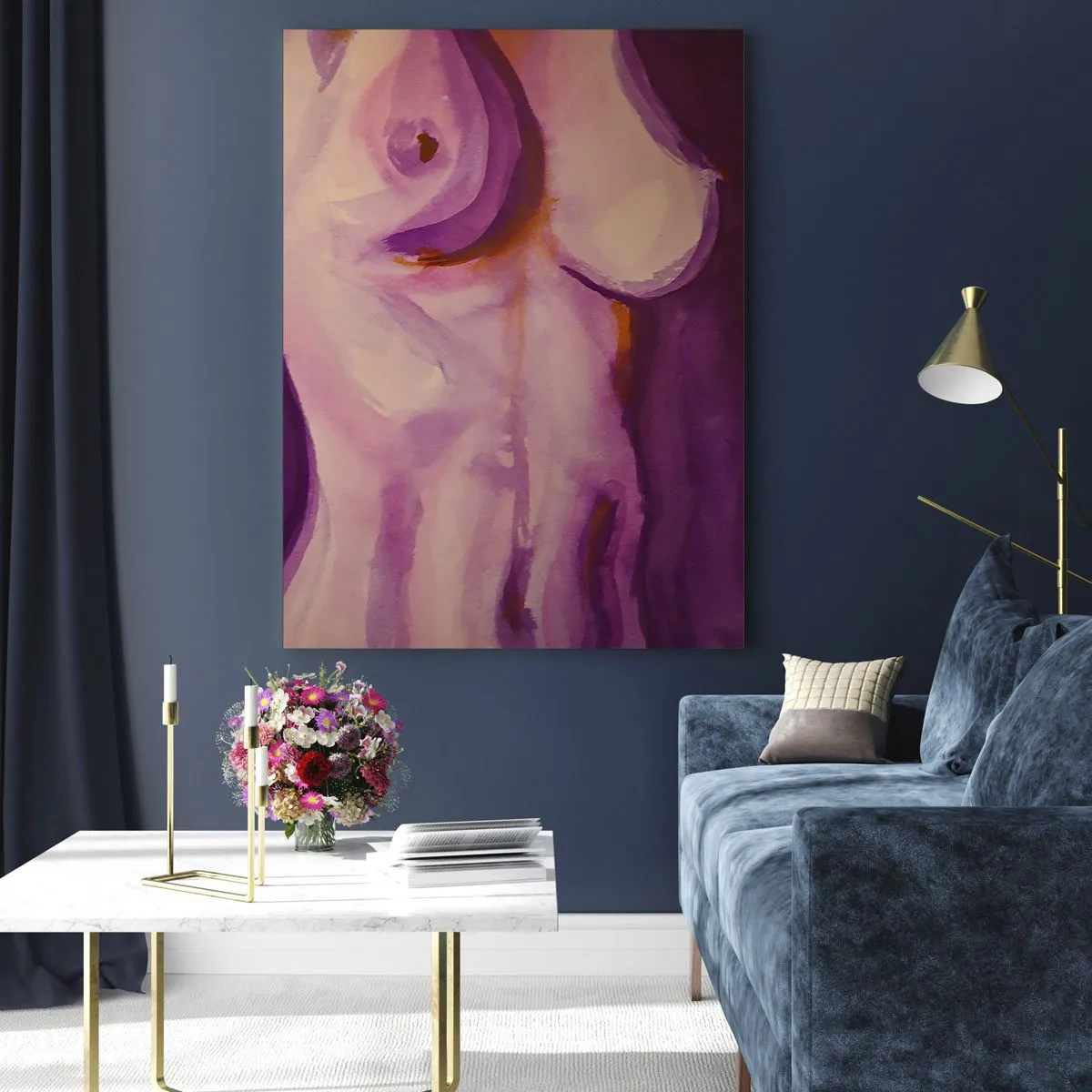 Obraz na skle - Óda na ženskosť - 50x70 cm