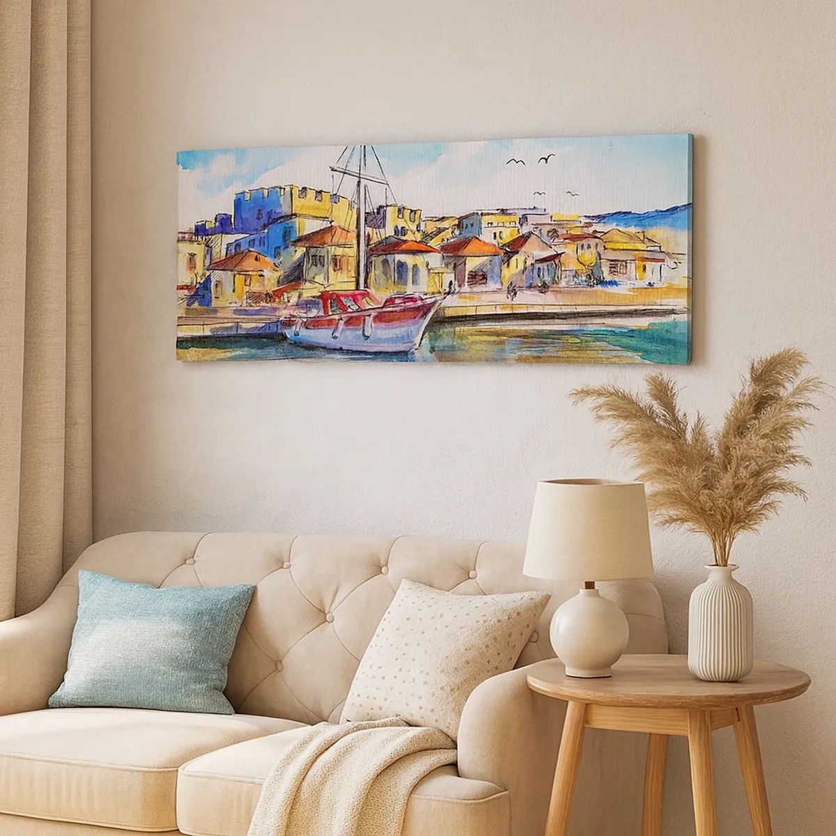 Obraz na plátne - Dúhové popoludnie - 30x30 cm