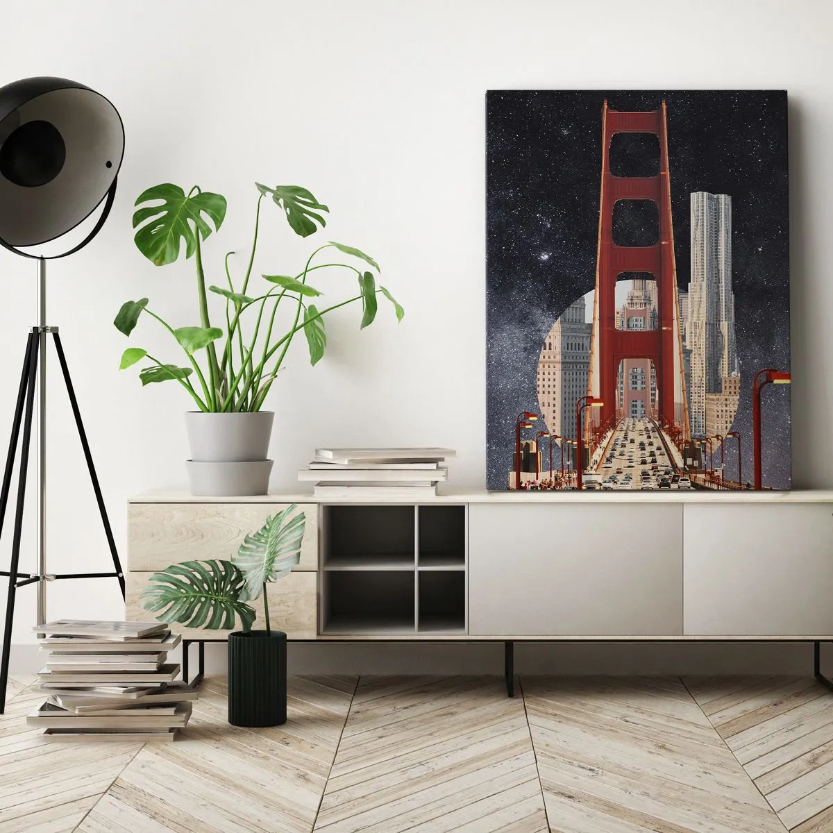 Obraz na plátne - Vždy v centre - 50x70 cm