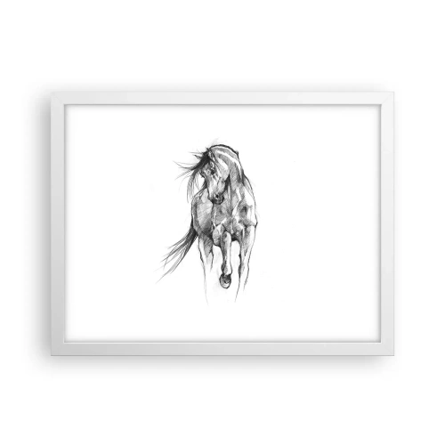 Plagát v bielom ráme - V ladnom kluse - 40x30 cm