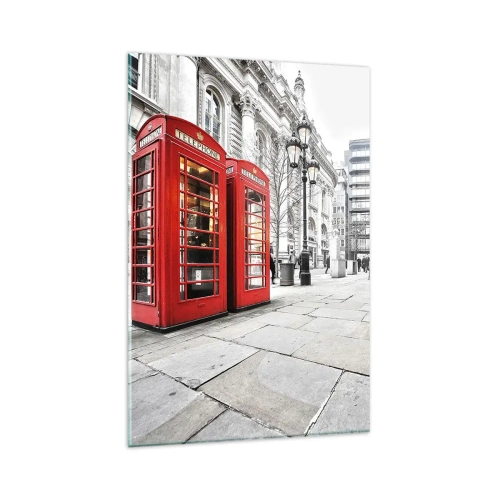 Obraz na skle - Welcome to London - 80x120 cm