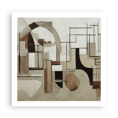 Plagát - Mestská krajina 2.0 - 60x60 cm