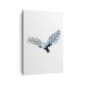 Obraz na plátne - Na krídlach lesa - 70x100 cm