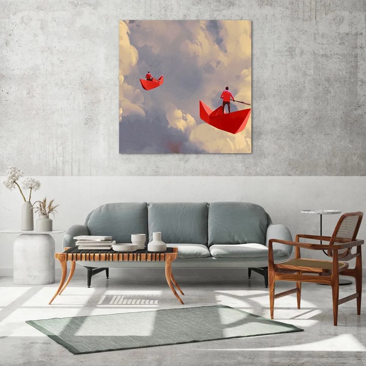 Obraz na skle - Výprava rojkov - 50x50 cm