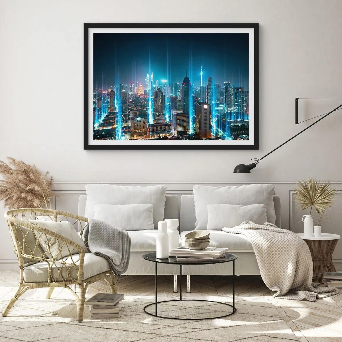 Plagát v čiernom ráme - Berlínskym spôsobom do neba - 100x70 cm