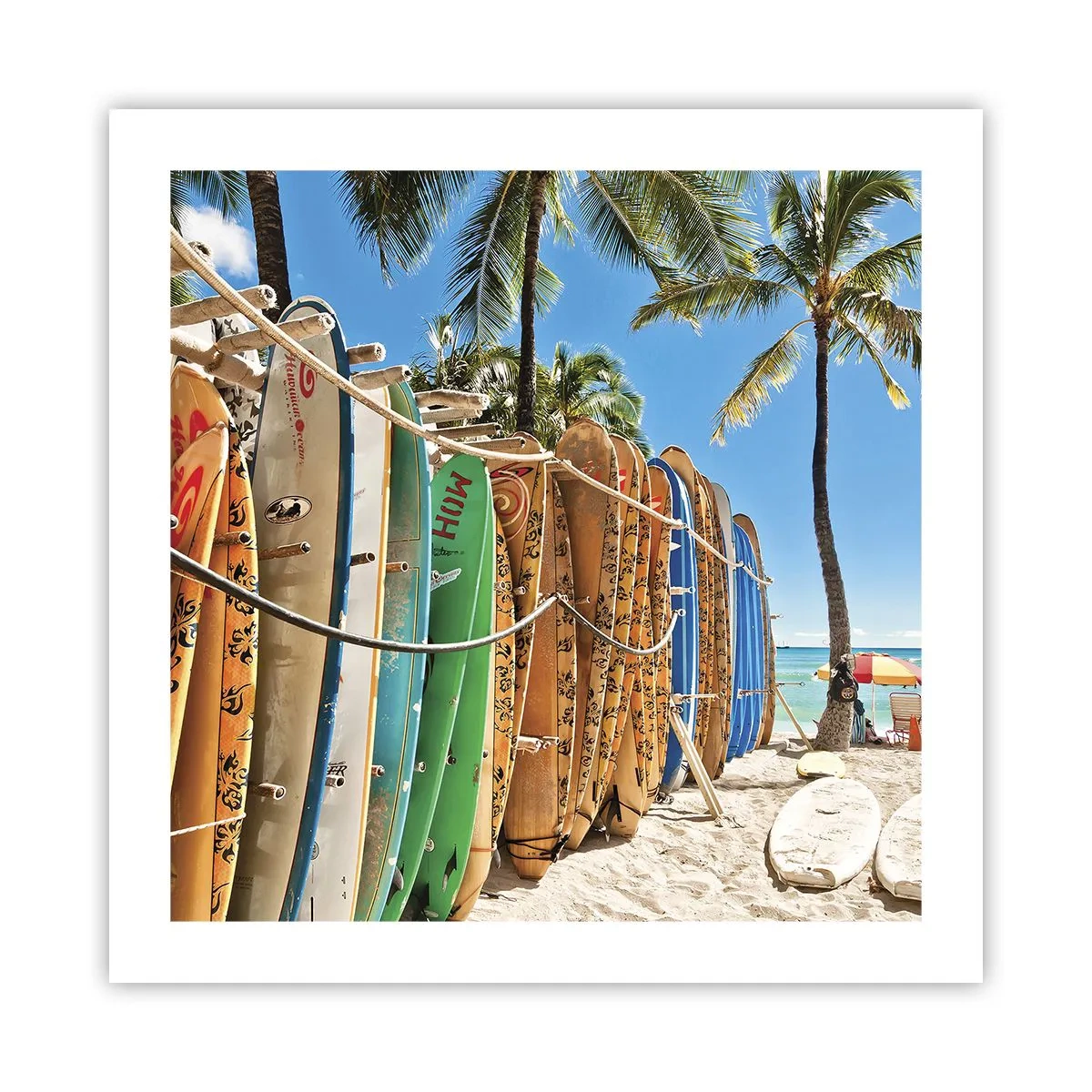 Plagát - Slnečná zábava - 50x50 cm