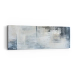 Obraz na plátne - Za závojom modrej - 90x30 cm