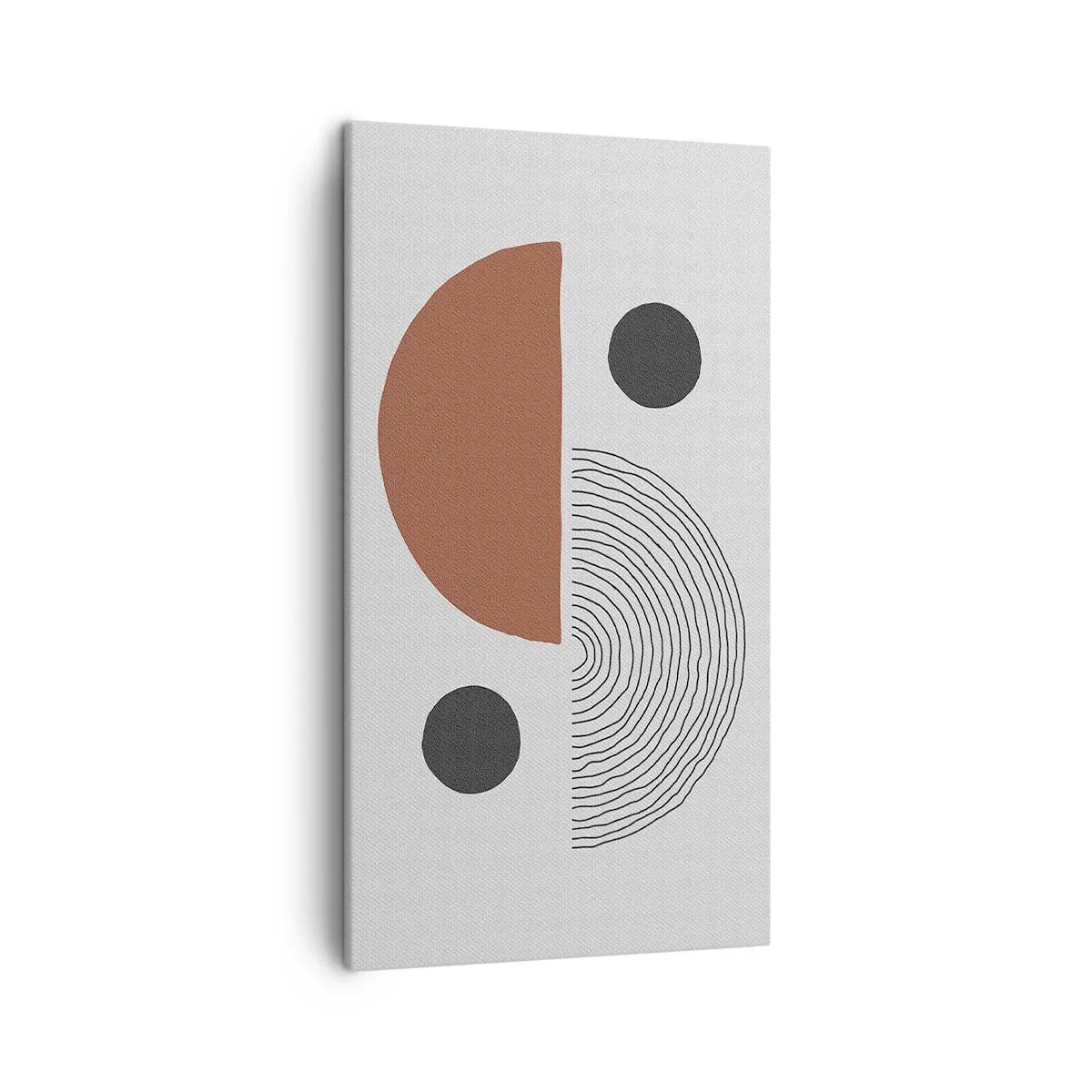 Obraz na plátne - Dokonalosť kruhu - 45x80 cm