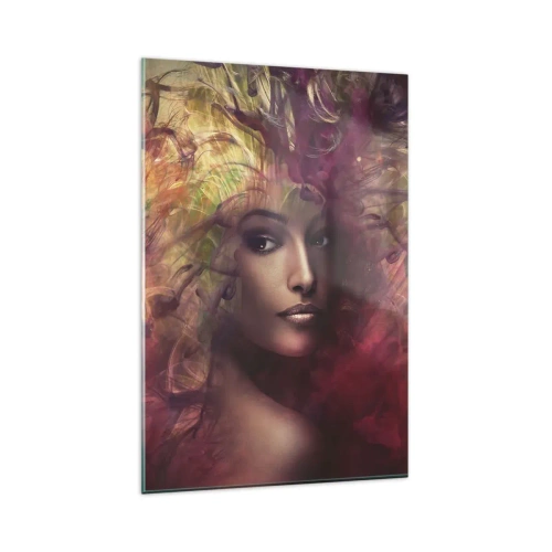 Obraz na skle - Tu som! - 80x120 cm