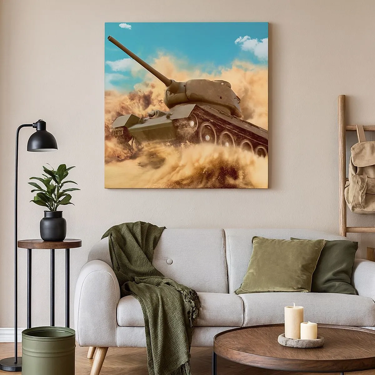 Obraz na plátne - Nedá sa poraziť - 30x30 cm