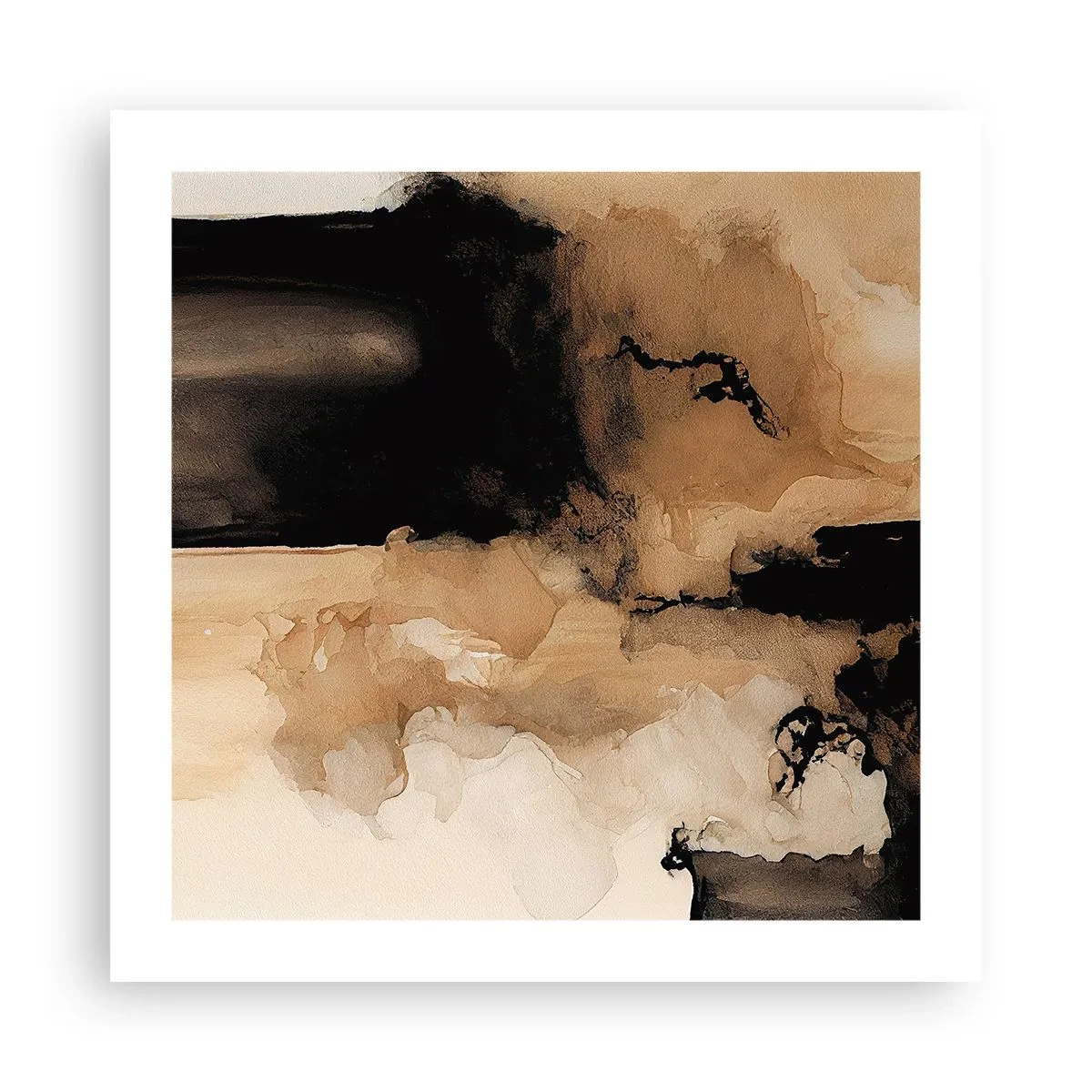 Plagát - Pútavá abstrakcia - 50x50 cm