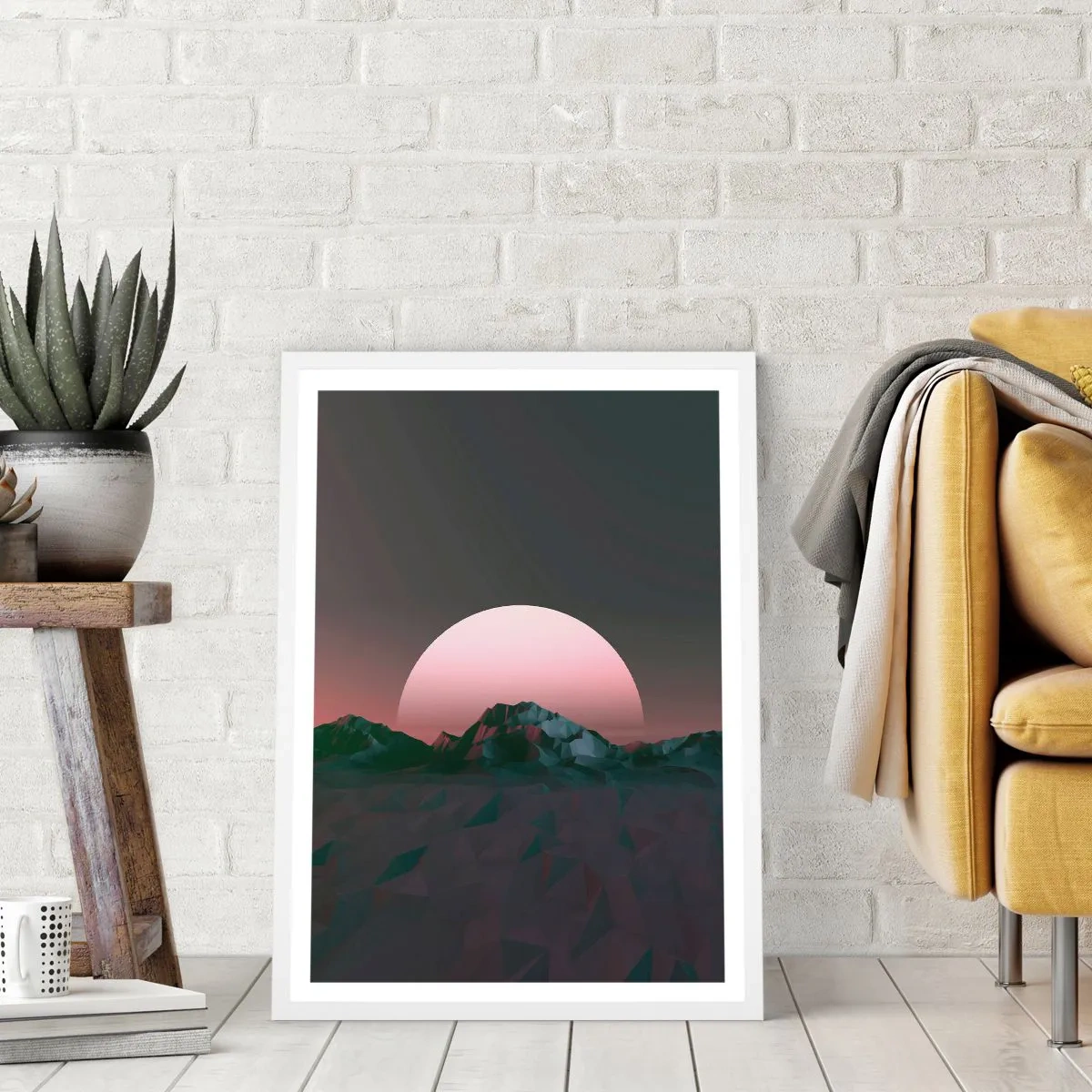 Plagát v bielom ráme - V susednej galaxii - 61x91 cm