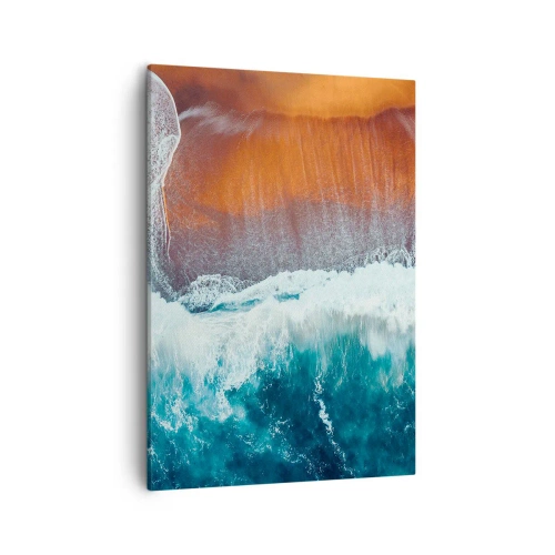 Obraz na plátne - Dotyk oceánu - 50x70 cm