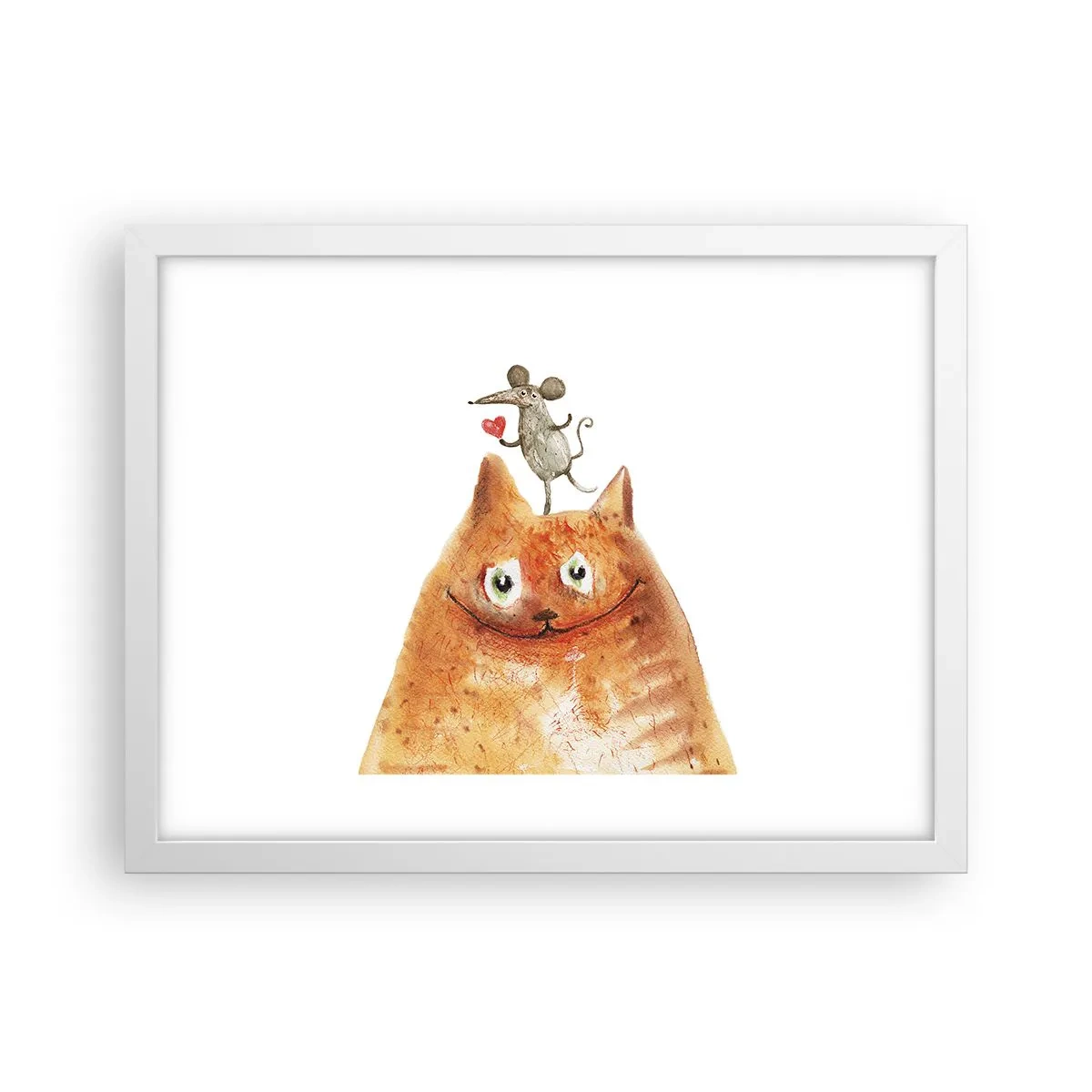 Plagát v bielom ráme - Paradoxy lásky - 40x30 cm