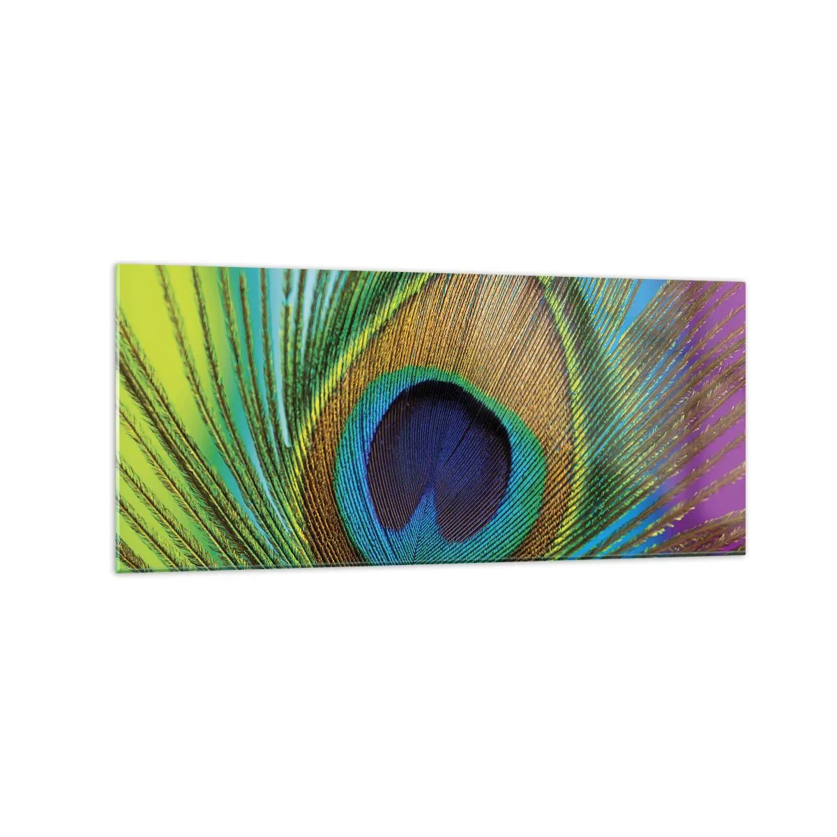 Obraz na skle - Tvárou v tvár - 120x50 cm