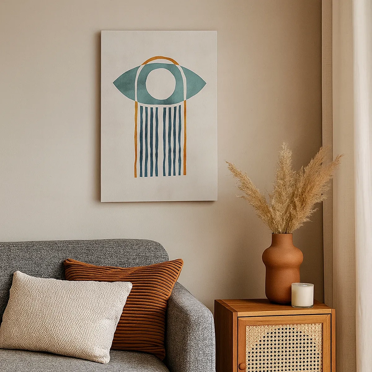 Obraz na plátne - Znaky a rituály - 50x70 cm