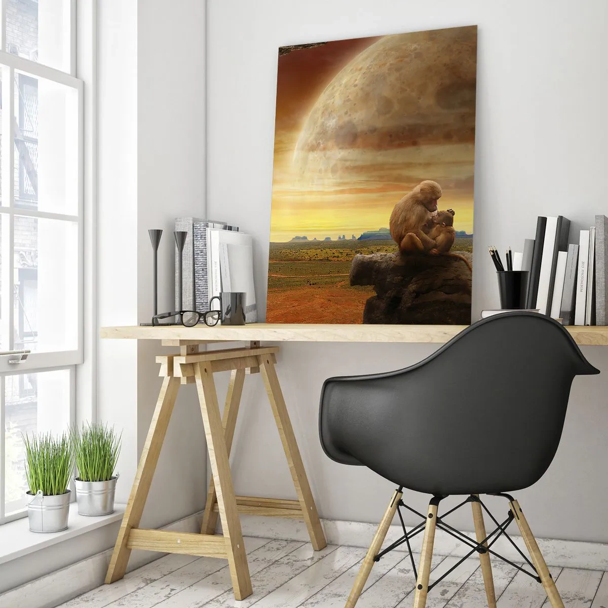Obraz na skle - Láska je všade rovnaká - 70x100 cm