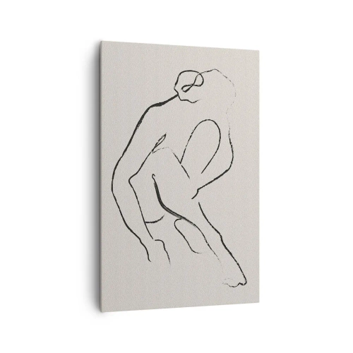 Obraz na plátne - Intímna skica - 80x120 cm