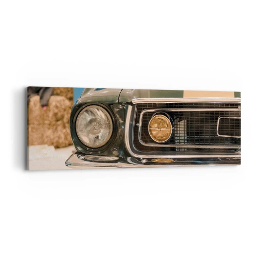 Obraz na plátne - Stretnutie s legendou - 90x30 cm