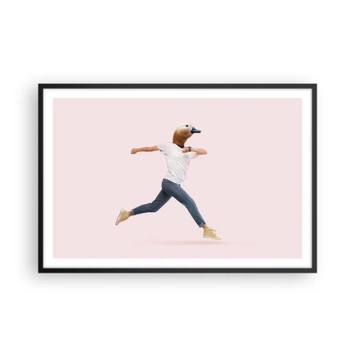 Plagát v čiernom ráme - Štipka absurdity - 91x61 cm