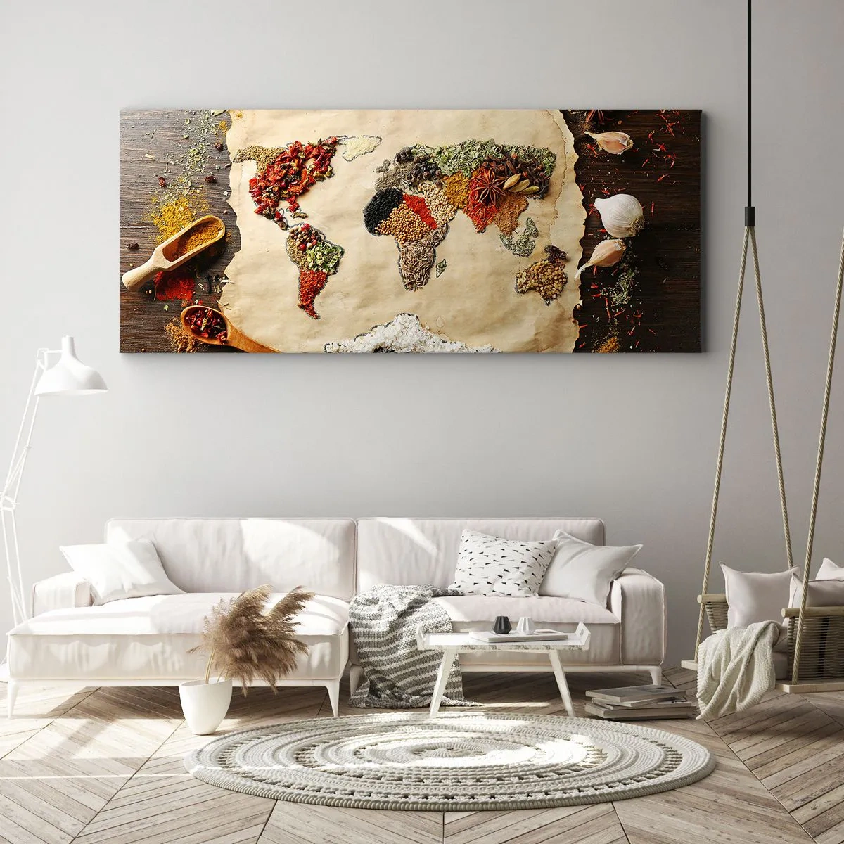 Obraz na plátne - Všetky chute sveta - 160x50 cm