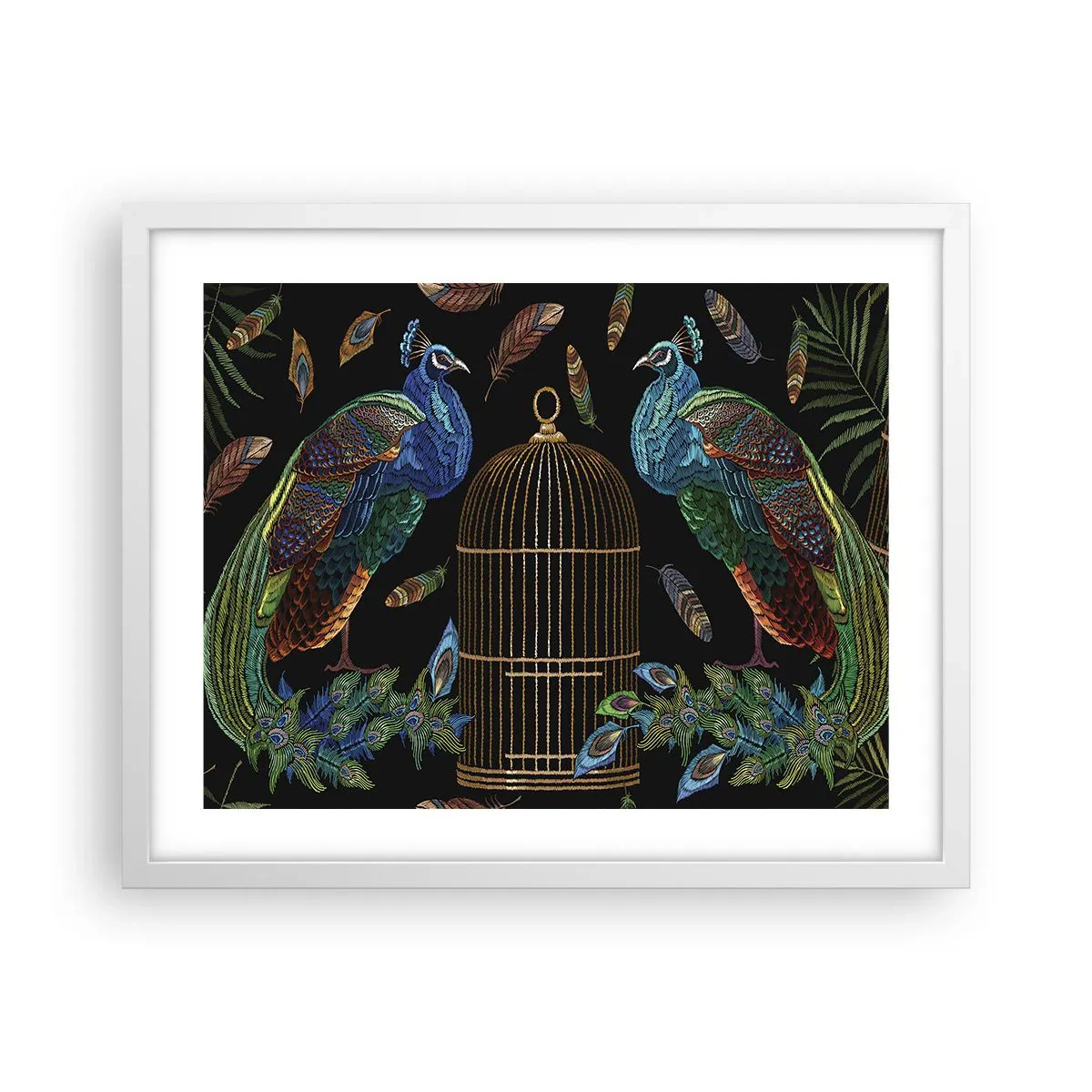Plagát v bielom ráme - V kráľovskom rúchu - 50x40 cm