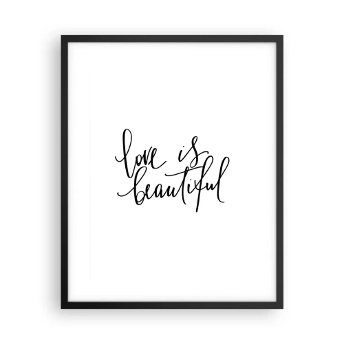 Plagát v čiernom ráme - Prečítaj a zopakuj - 40x50 cm