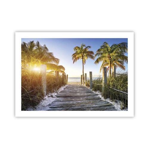 Plagát - Priamo do raja - 70x50 cm