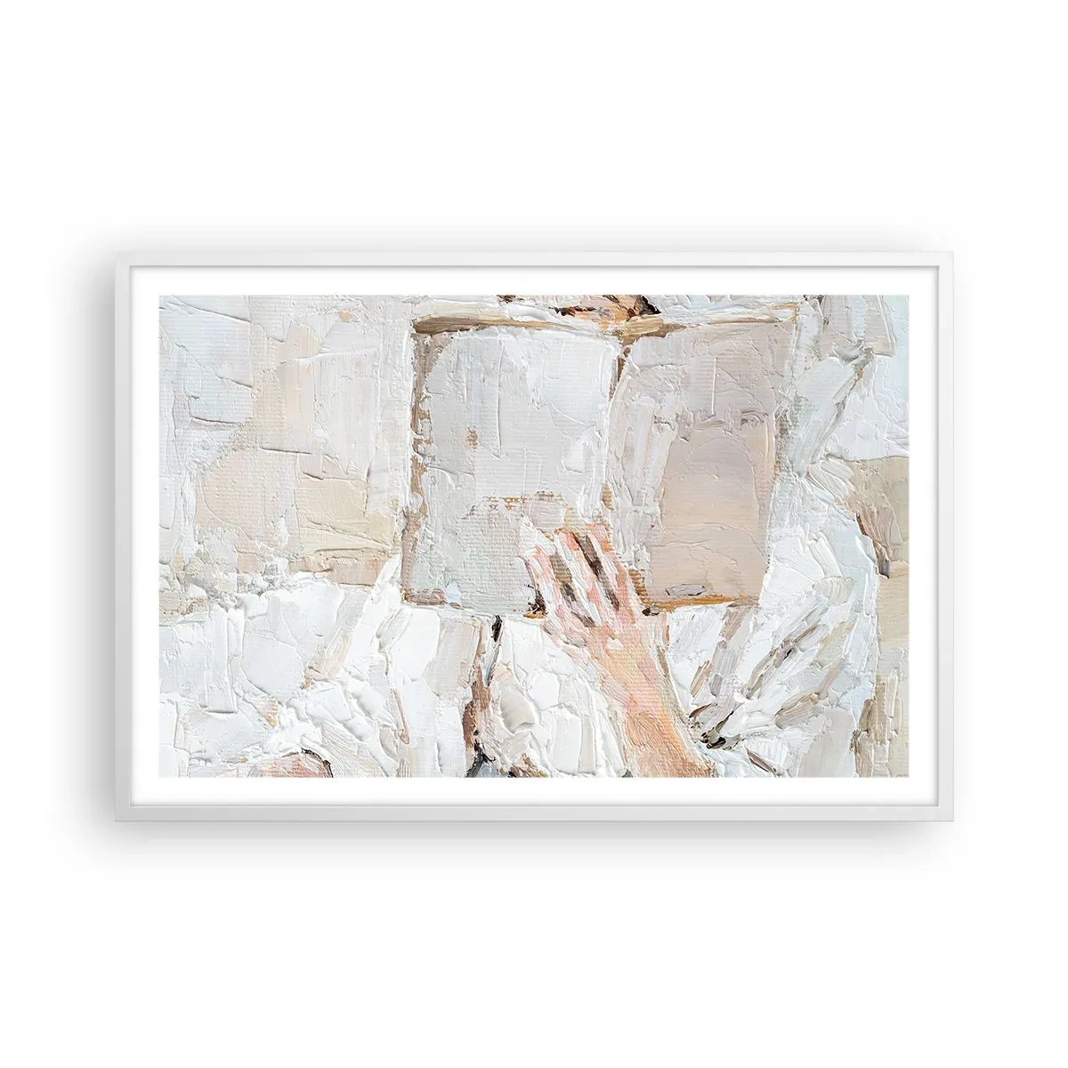 Plagát v bielom ráme - V inom svete - 91x61 cm