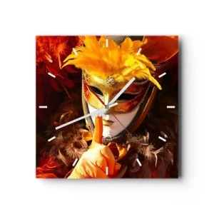 Nástenné hodiny - Tajomstvo je časťou hry - 30x30 cm