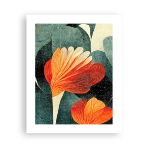 Plagát - Tropické horúco a chlad zelene - 40x50 cm