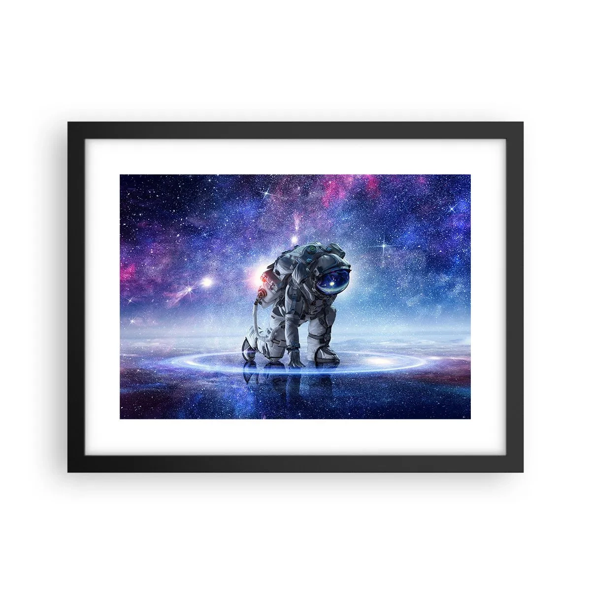 Plagát v čiernom ráme - Hviezdne nebo nado mnou - 40x30 cm