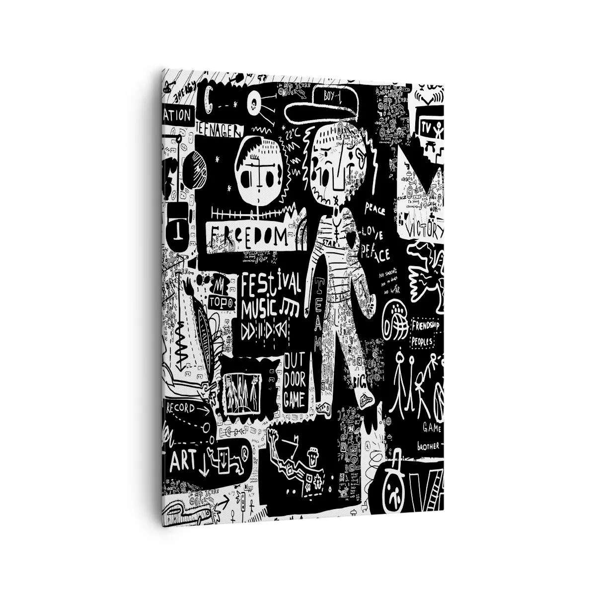 Obraz na plátne - Práva a radosti duševnej mladosti - 70x100 cm
